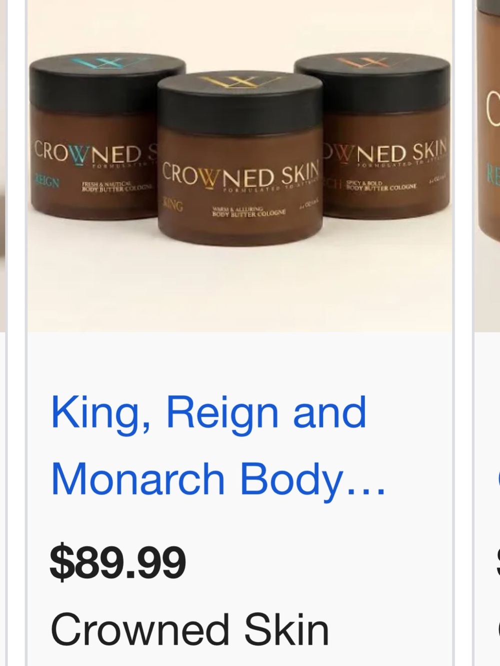 care Fresh & Nautical Body Butter Cologne - Brown